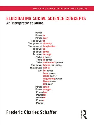 cover image of Elucidating Social Science Concepts